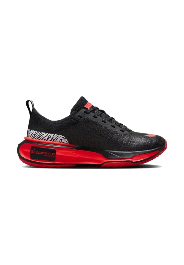 Nike Performance Zoomx Invincible Run Fk 3 – Chaussures De Running Neutres – Black Velvet Brown White Bright Crimson 9