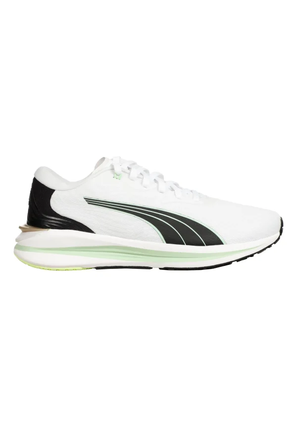 Electrify Nitro – Chaussures De Running Stables – Puma White Puma Black Light Mint 6