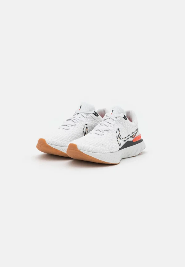 Nike Performance W React Infinity Run Fk 3 Lp – Chaussures De Running Neutres – Platinum Tint/Metallic Summit White/Team Orange/Black/Sail 5