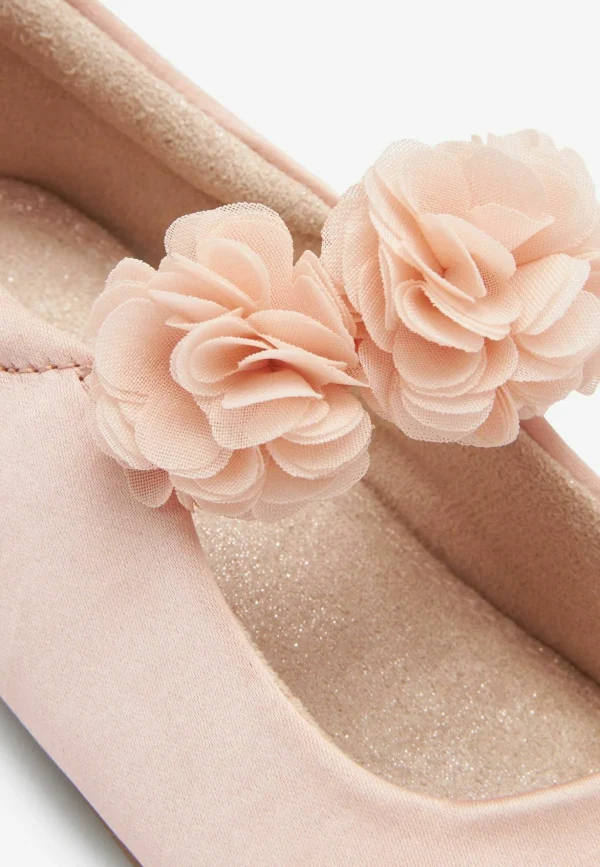 Next Bridesmaid Collection Corsage – Chaussures Premiers Pas – Pink Stain Resistant Satin 6