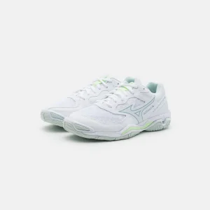 Mizuno Wave Phantom 3 – Chaussures De Volley – White/Glacial Ridge/Patina Green 10