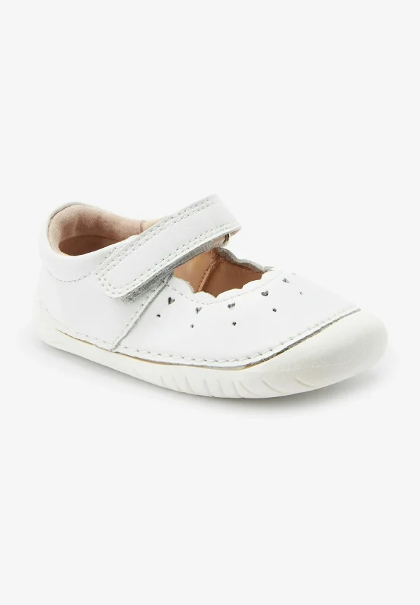 Next Crawler Mary Jane – Chaussures Premiers Pas – White Leather 3