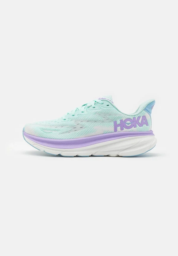 Hoka Clifton 9 – Chaussures De Running Neutres – Sunlit Ocean / Lilac Mist 1