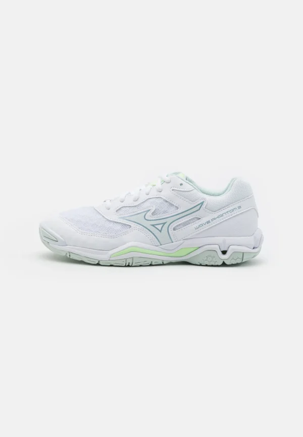 Mizuno Wave Phantom 3 – Chaussures De Volley – White/Glacial Ridge/Patina Green 1