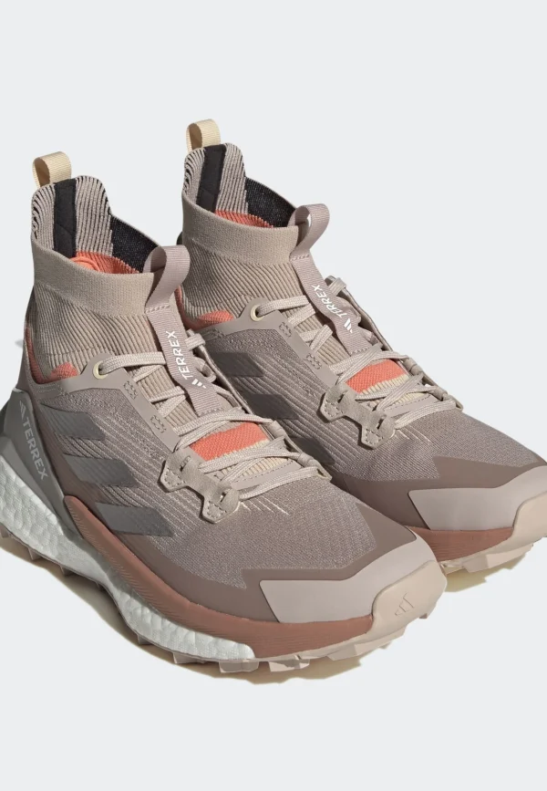 ADIDAS PERFORMANCE Terrex Free Hiker 2 – Chaussures De Marche – Taupe Taupe Met Impact Orange 3