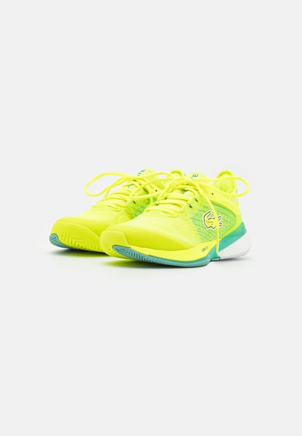 Lacoste Sport Ag-Lt23 Lite – Chaussures De Tennis Toutes Surfaces – Yellow/Green 3