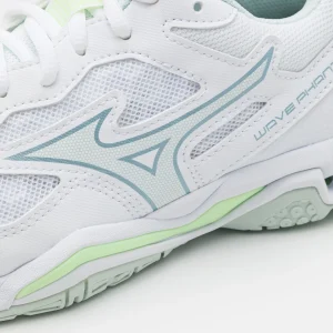 Mizuno Wave Phantom 3 – Chaussures De Volley – White/Glacial Ridge/Patina Green 18