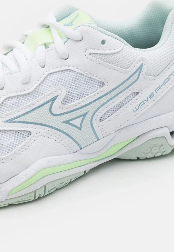 Mizuno Wave Phantom 3 – Chaussures De Volley – White/Glacial Ridge/Patina Green 7