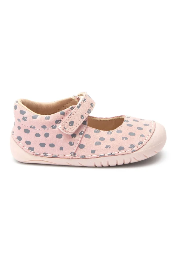 Next Crawler Mary Jane Wide Fit G – Chaussures Premiers Pas – Pink Spot Leather 1