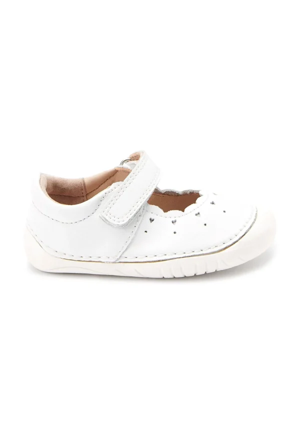 Next Crawler Mary Jane – Chaussures Premiers Pas – White Leather 1