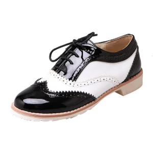 Chaussures Vintage Femme Noir Et Blanc 10