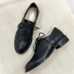 Chaussures Vintage Oxford Noir 6