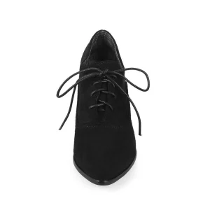 Chaussures Vintage Femme Talon Noir 15