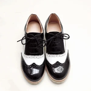 Chaussures Vintage Femme Noir Et Blanc 8