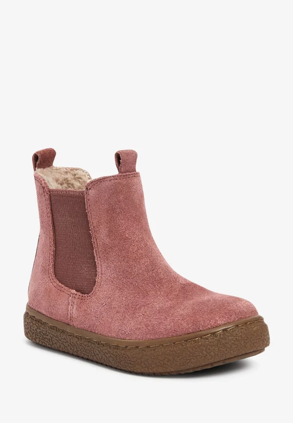 Next Chaussures Premiers Pas – Pink Water Repellent Suede 3