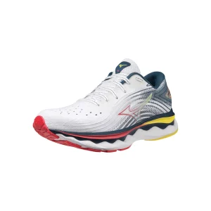 Mizuno Wave Sky – Chaussures De Running Neutres – Wht Hibiscus Buttercup 11