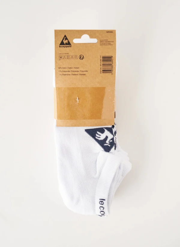 Le Coq Sportif Chaussette Unisexe Couleur Blanc 3