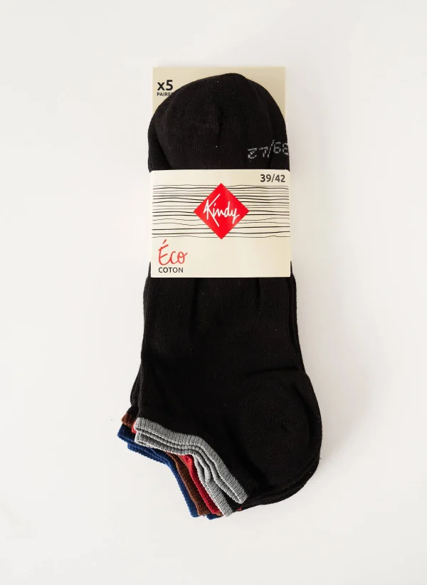 Kindy Chaussette Unisexe Couleur Noir 1