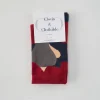 Clovis Clothilde Chaussette Unisexe Couleur Rouge 10