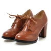 Chaussures Vintage Oxford Marron 22