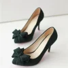 Chaussures Vintage Pump à Noeud Vert 11