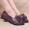 Chaussures Vintage Fleur Pourpre 7