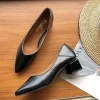 Chaussures Vintage Femme Noir Classique 8