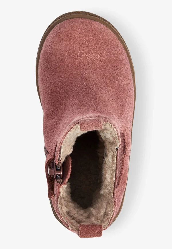 Next Chaussures Premiers Pas – Pink Water Repellent Suede 4