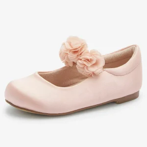 Next Bridesmaid Collection Corsage – Chaussures Premiers Pas – Pink Stain Resistant Satin 12