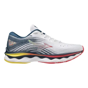 Mizuno Wave Sky – Chaussures De Running Neutres – Wht Hibiscus Buttercup 21